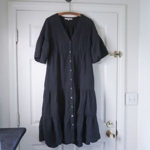 XiRENA Black Midi Dress